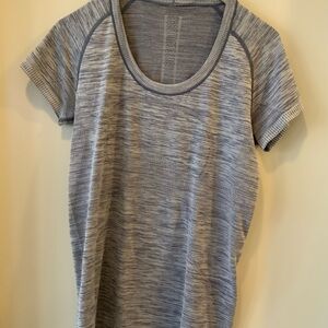 Lululemon blue Gray swiftly Top